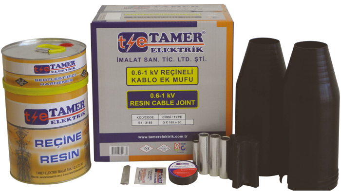 3X240+120 Reçineli  Kablo Ek Mufları 0,6/1KV